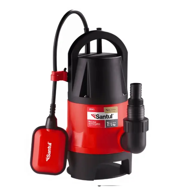 Bomba plástica sumergible para agua sucia 1 HP
