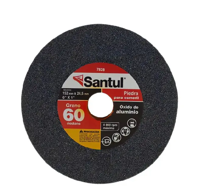 Piedra para esmeril 6 x1 x1 carburo de silicio, grano 60