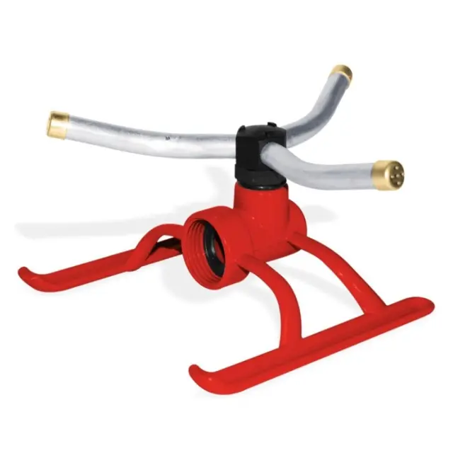 Aspersor metálico 3 brazos giratorio