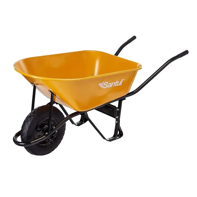 KIT Carretilla tubular neumática 6 ft3 c/llanta reforzada