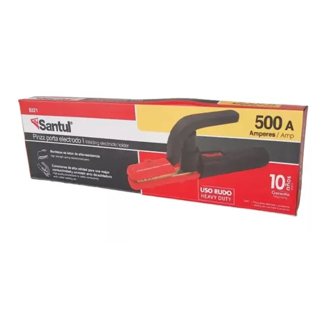 Pinza porta electrodo de 500 A