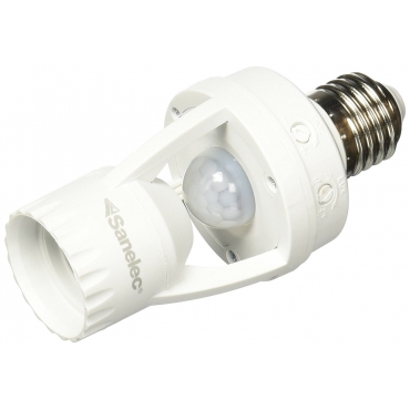 Portalámpara c/sensor movimiento