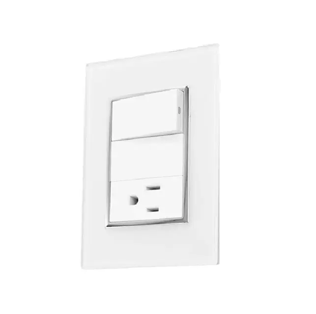 Placa Venecia Blanco apagador y contacto