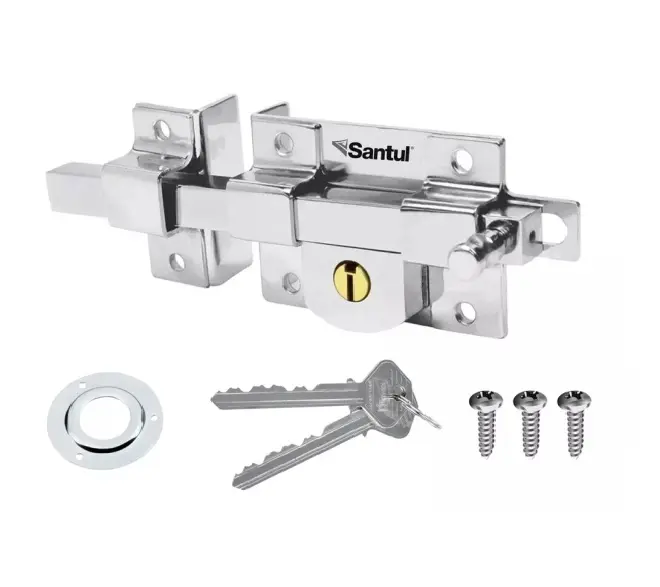 Cerradura de barra fija, izquierda