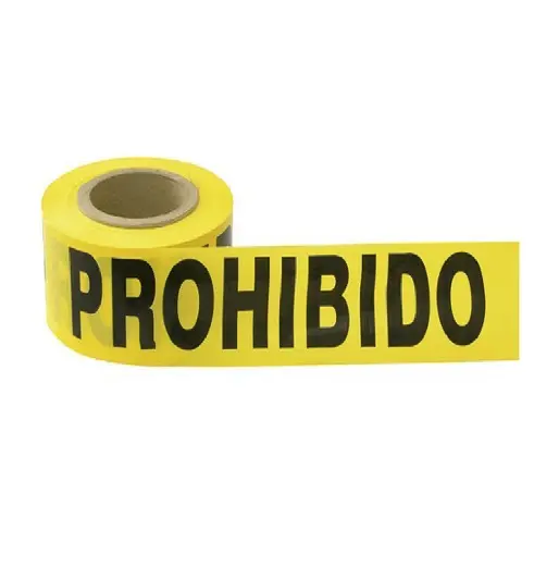Cinta de señalización prohibido 303 m