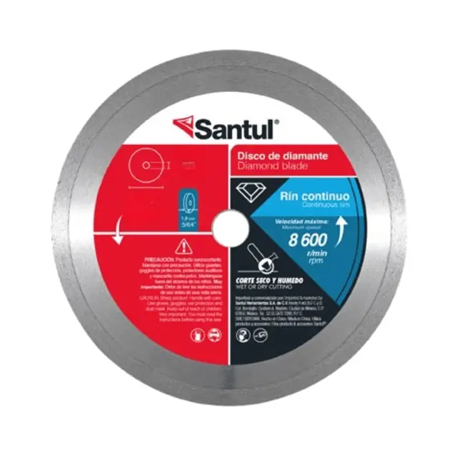 Disco de diamante 4 1/2"x 1.8 mm rin continuo
