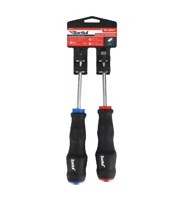 Desarmador de golpe 2 pzs 1/4" x 4"