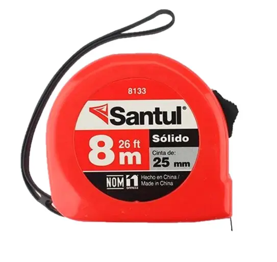 Flexómetro 8mx25mm solido