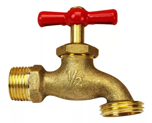 Llave de nariz 1/2 acabado latonado granel