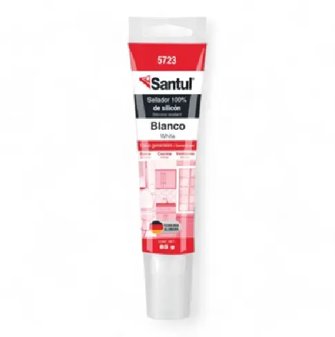 Sellador 100% silicón 85 gr color Blanco