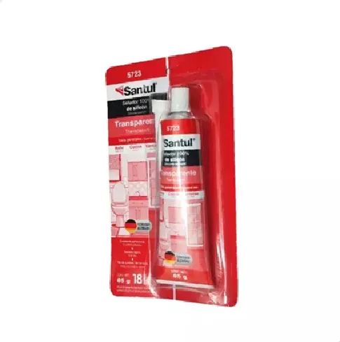 Sellador 100% silicón 85 gr transparente