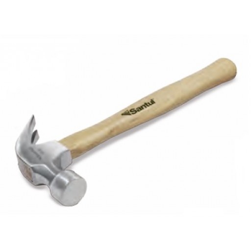 Martillo 7 oz uña curva mango de madera