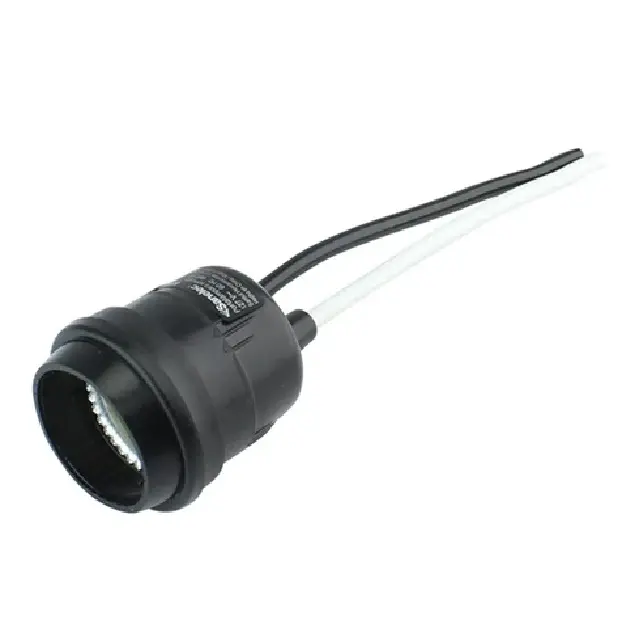 Portalámpara plastico c/cable E-27 granel