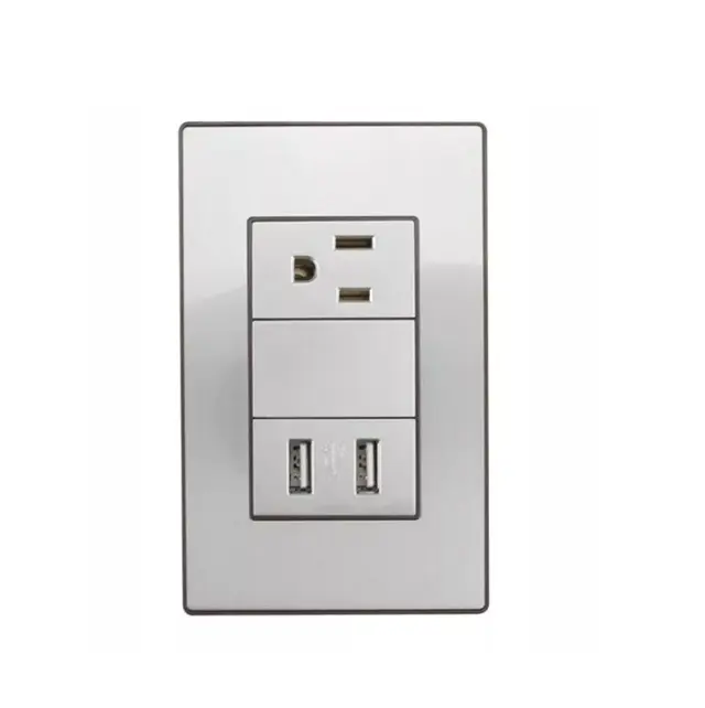 Placa Cordoba doble USB y contacto