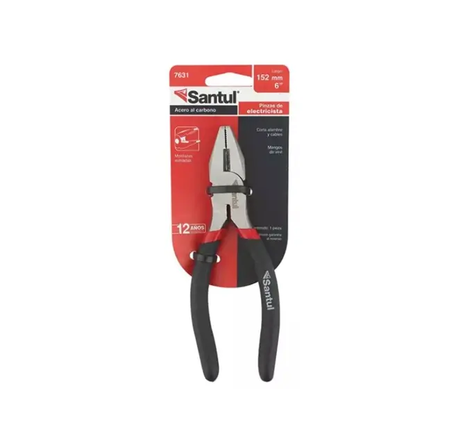 Pinza profesional 6" de elec tricista