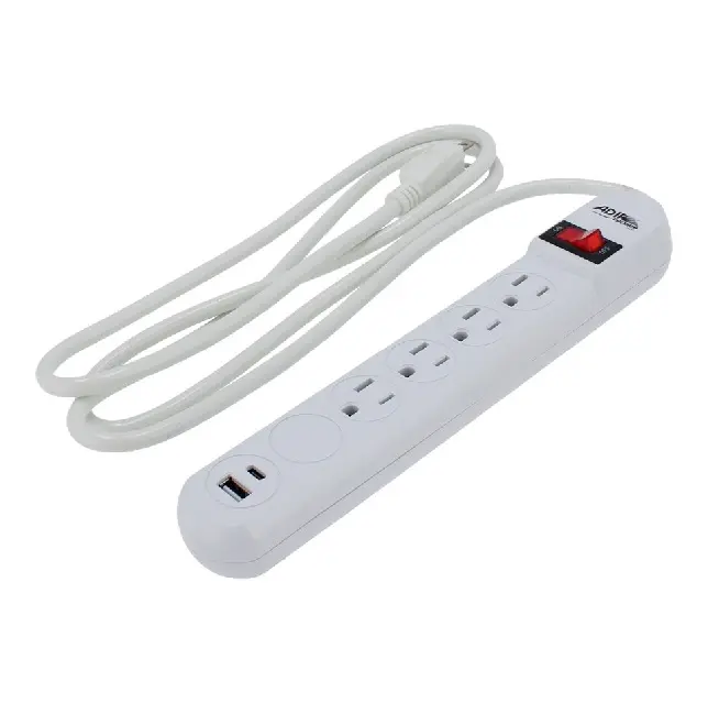 Multicontacto Supresor de pricos, 4 Contactos, 1USB, 1C