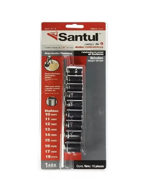 Dados juego de 9 pzs milimétricos