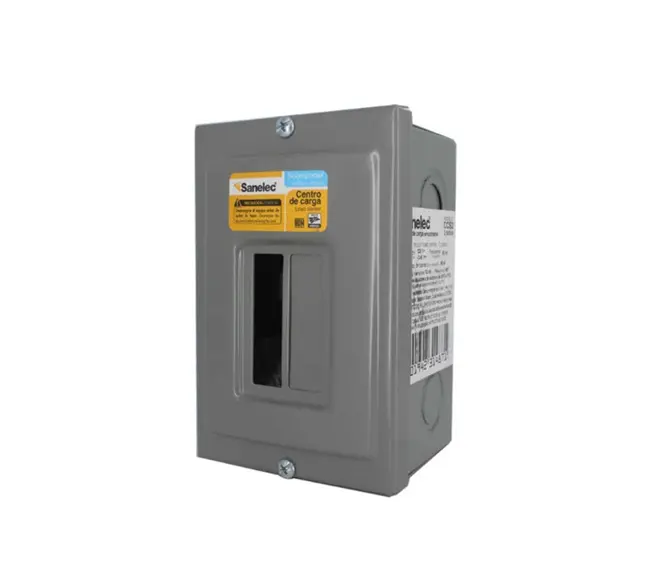 Centro de carga p/sobreponer 2 circuitos