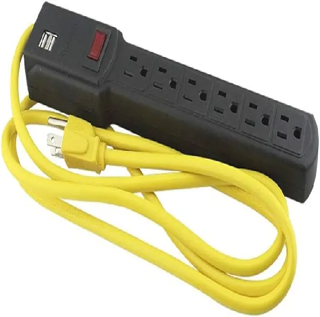 Supresor de picos 110 joules con cable de 1.8 M 14AWG