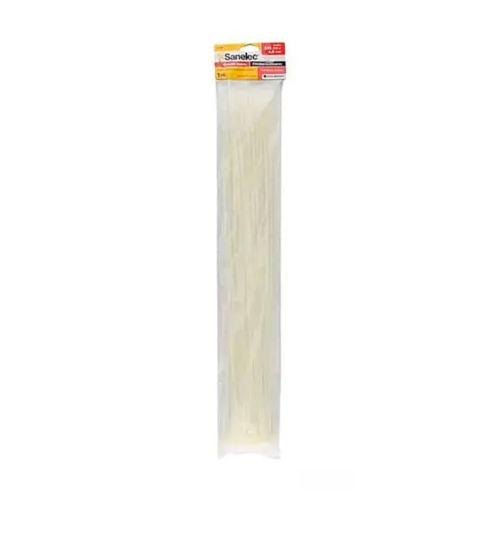 Cinchos plásticos 4.8 x 500 mm color natural 50 pz precio x bolsa