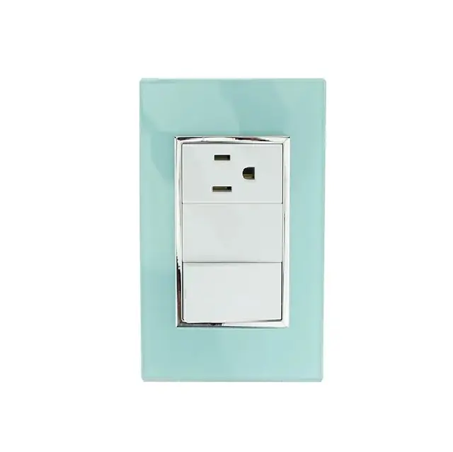 Placa Venecia Aqua apagador y contacto