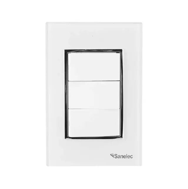 Placa Venecia Blanco apagador triple