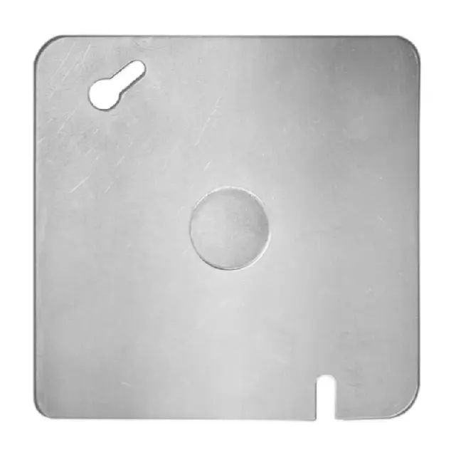 Tapa para caja cuadrada 4 x4 tipo chalupa lamina de acero