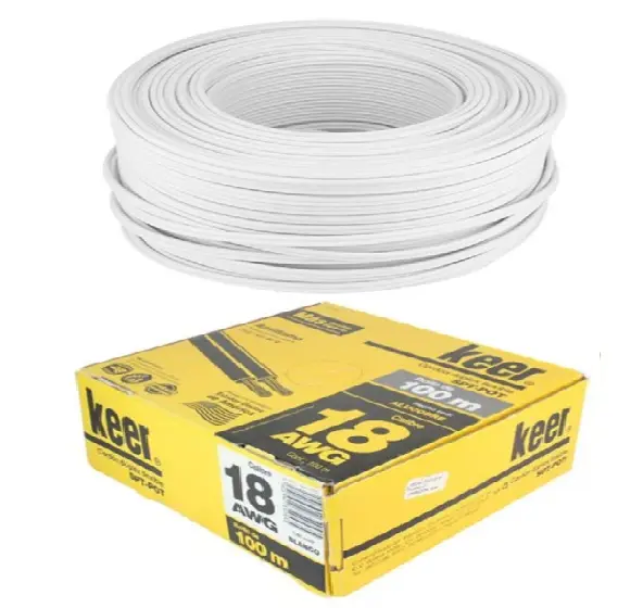 Cable POT cal 18 color blanco precio x metro