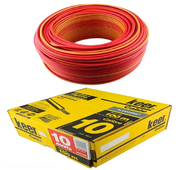 Cable THW cal 10 rojo precio x metro