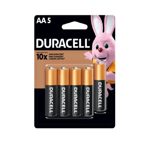 PILA ALCALINA AA DURACELL PROMOPACK C/5 PZAS
