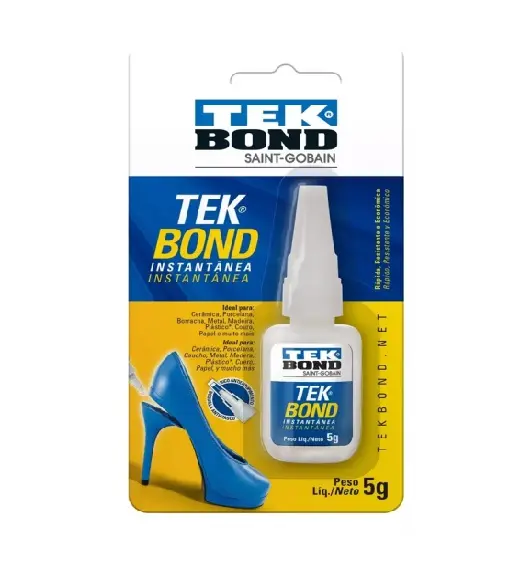 ADHESIVO INSTANTANEO LIQUIDO USO GENERAL 05 GR (0.12 OZ )