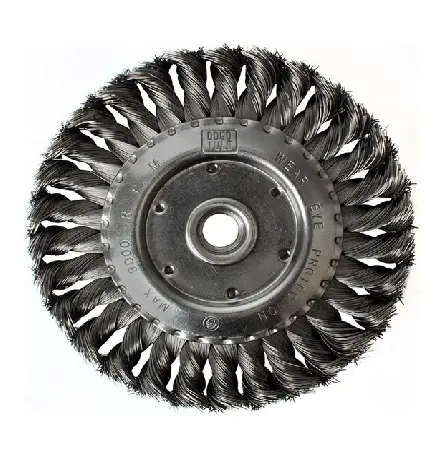 CARDA CIRCULAR 4" TRENZADO ENT 5/8"