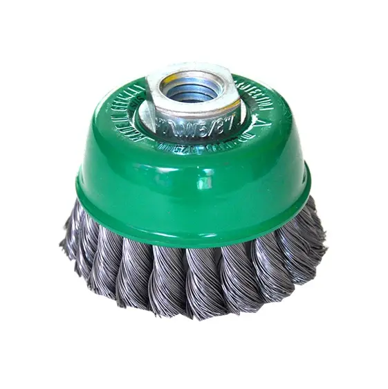 CARDA COPA ALAMBRE TRENZADO 3"X0.014"XMRX3/4" ACERO AL CARBON TENAZIT