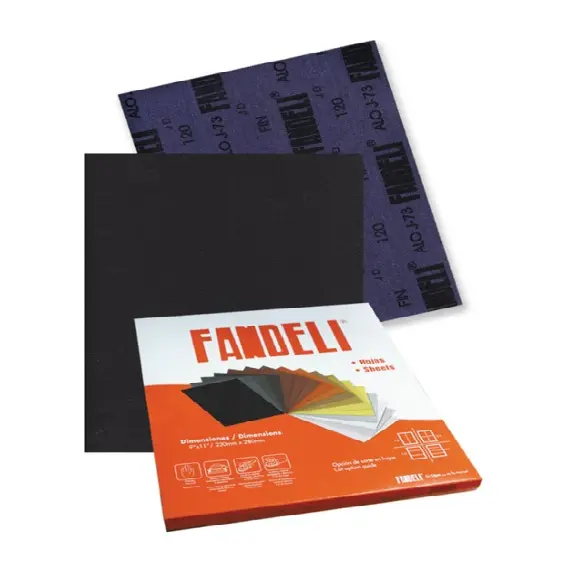 LIJA DE ESMERIL 9"X11" MEDIANO PARA DESBASTE-REMOCION DE OXIDO (J-73 ALO) 