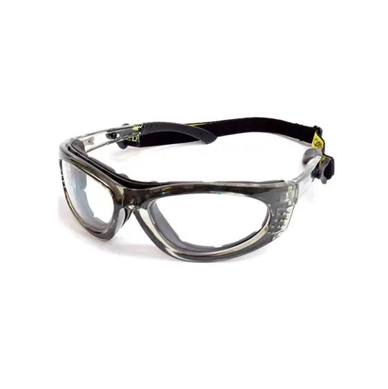 LENTE TURBINE CLARO MARCO GRIS ANTIEMPAÑANTE STEELPRO