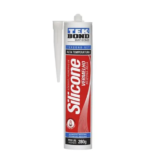 SILICON ALTA TEMPERATURA TEKBOND 280G ROJO