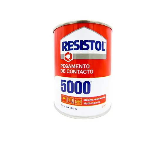 Pegamento De Contacto 500 Ml (16.91 Oz) Base Solvente Color Amarillo (5000)