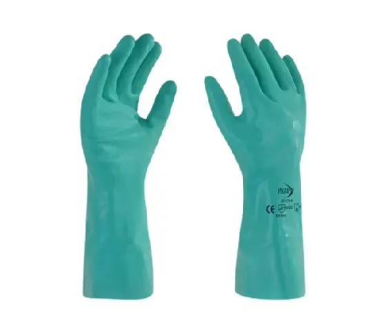 GUANTE NITRILO VERDE 7