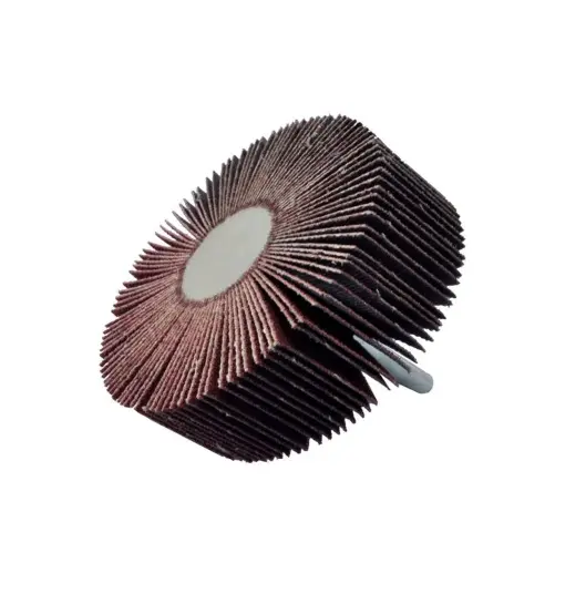 RUEDA FLAP 3"X1"X1/4" G60 C/VASTAGO