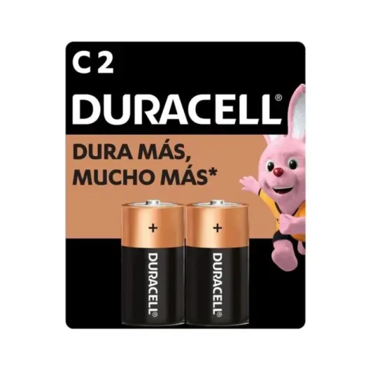 PILA ALCALINA C DURACELL C/2 PZAS