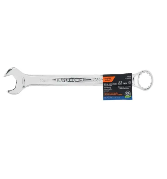 LLAVE COMBINADA EXTRALARGA MILIMETRICA, 22 MM