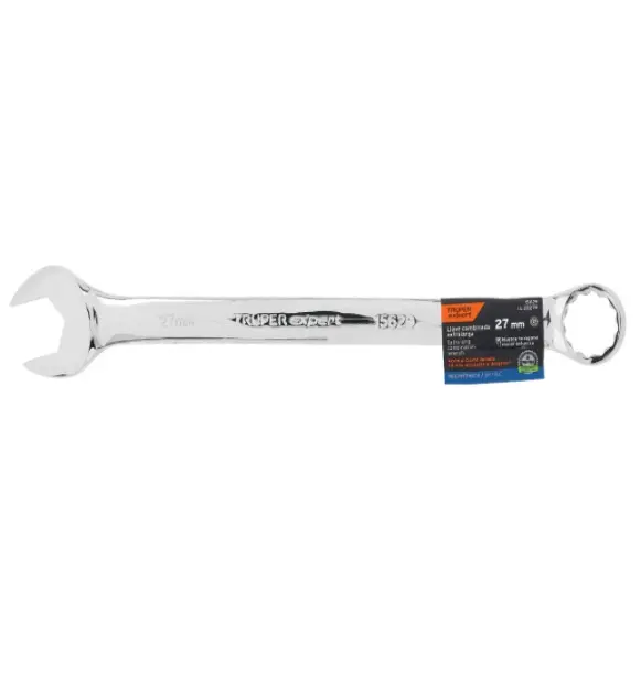 LLAVE COMBINADA EXTRALARGA MILIMETRICA, 27 MM