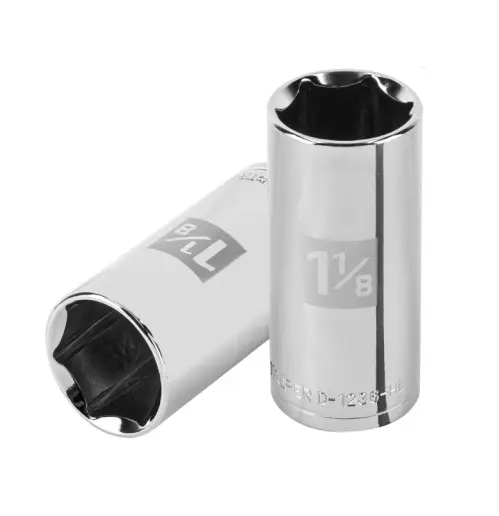 DADO LARGO DE 1-1/8', 6 PUNTAS CUADRO 1/2' TRUPER