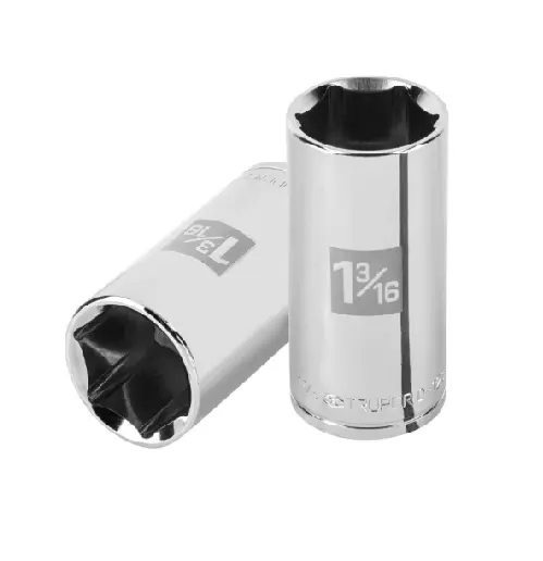 DADO LARGO DE 1-3/16' 6 PUNTAS CUADRO 1/2' TRUPER