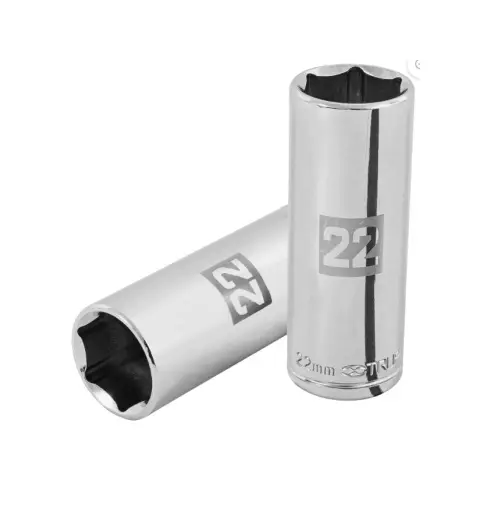 DADO LARGO DE 22 MM 6 PUNTAS CUADRO 1/2' TRUPER