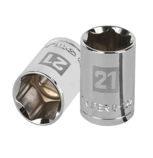 DADO CUADRO 1/2 DE 6 PUNTAS DE 21MM