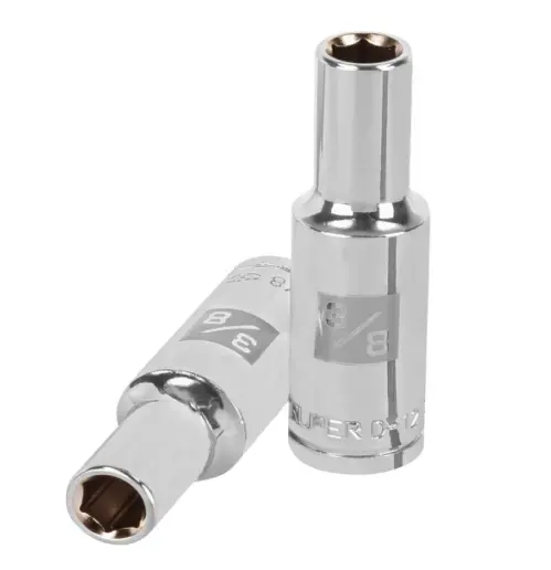 DADO LARGO CUADRO 1/2 DE 6 PUNTAS DE 3/8''