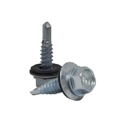 PIJA HEXAGONAL PUNTA DE BROCA C/RONDANAS 1/4 X 1.1/2