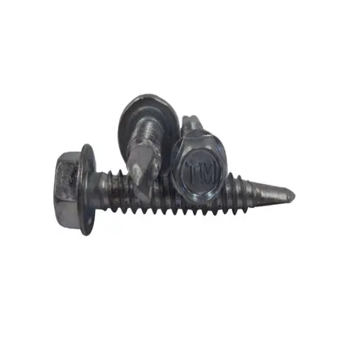 PIJA HEXAGONAL PUNTA DE BROCA C/RONDANAS 1/4 X 2