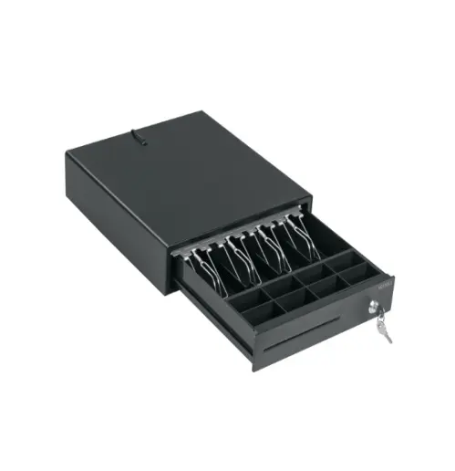 CAJON DE DINERO PARA 4 BILLETES Y 8 MONEDAS, VOLTEK